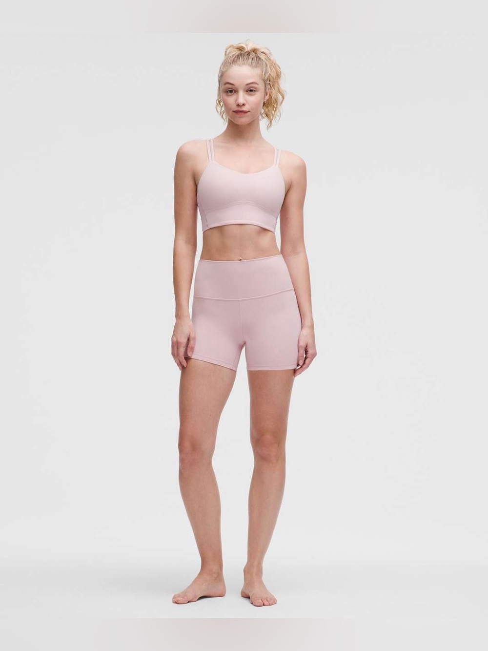 Lululemon Align High-Rise Short 4" Pink Haze - Picture 5 of 8
